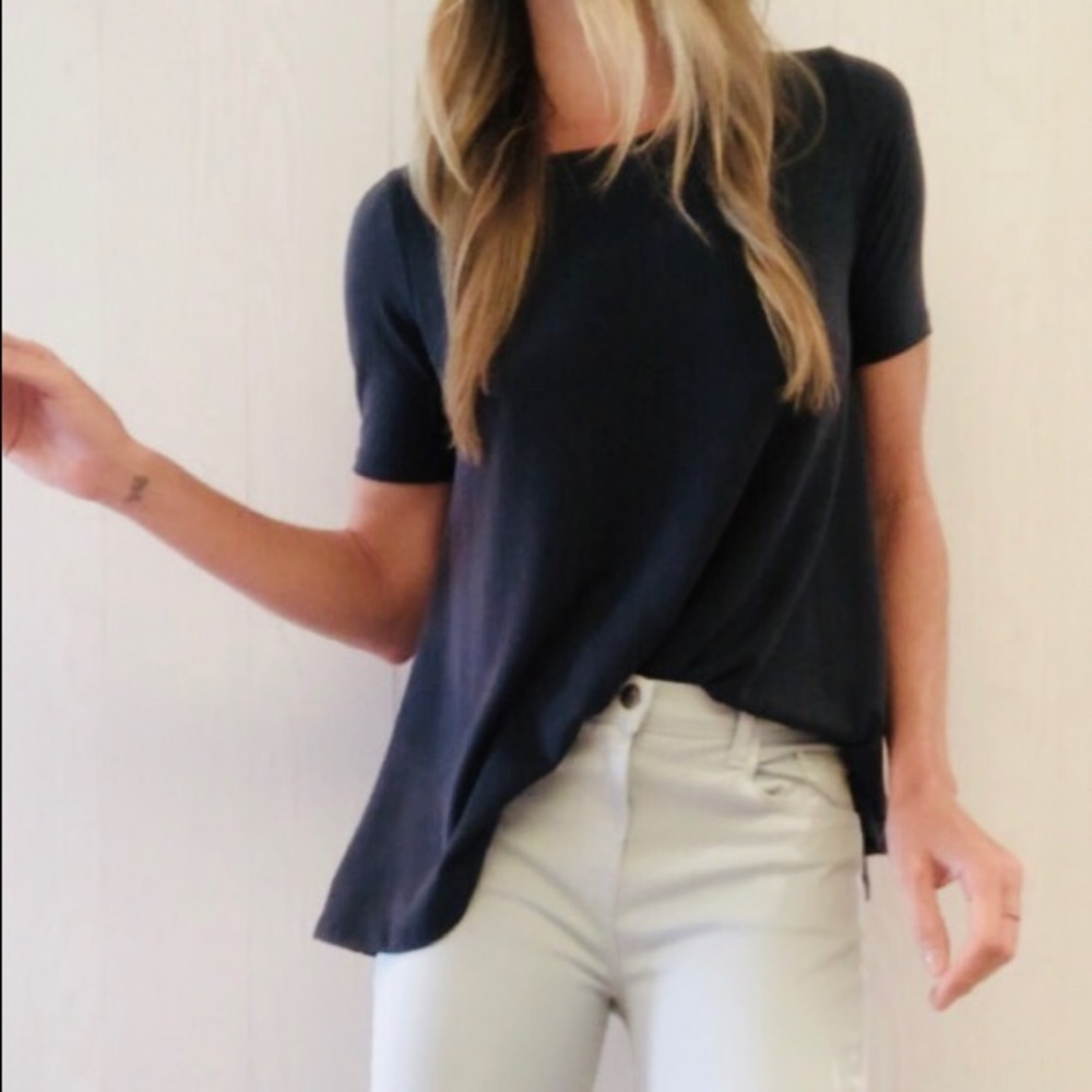 🌟 Shinestar Navy swing short sleeve shirt 💫